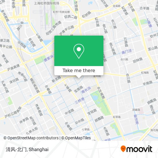 清风-北门 map