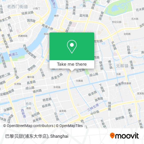 巴黎贝甜(浦东大华店) map