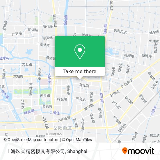 上海珠誉精密模具有限公司 map