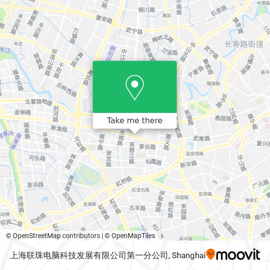 上海联珠电脑科技发展有限公司第一分公司 map