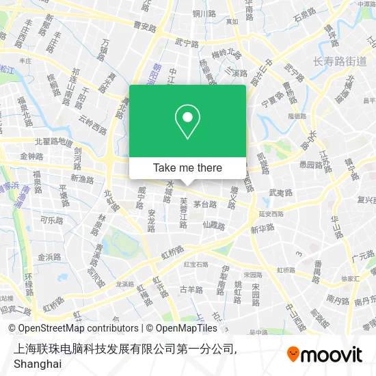 上海联珠电脑科技发展有限公司第一分公司 map