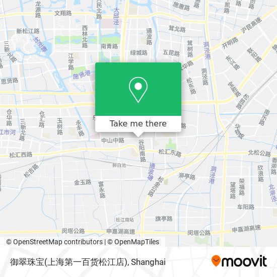 御翠珠宝(上海第一百货松江店) map