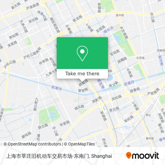 上海市莘庄旧机动车交易市场-东南门 map