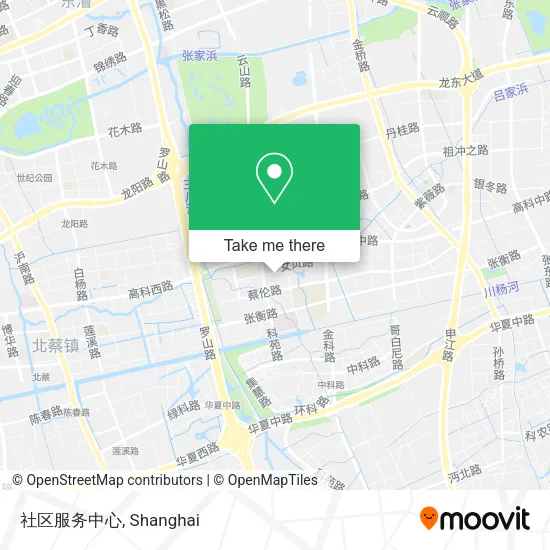 社区服务中心 map
