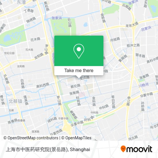 上海市中医药研究院(景岳路) map