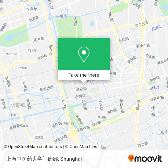 上海中医药大学门诊部 map