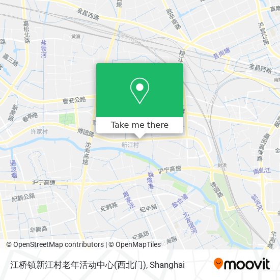 江桥镇新江村老年活动中心(西北门) map