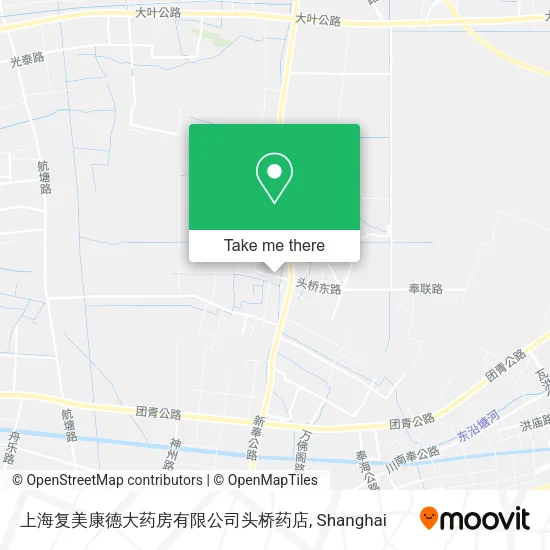 上海复美康德大药房有限公司头桥药店 map