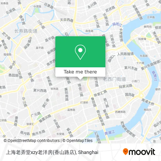 上海老弄堂xzy老洋房(香山路店) map