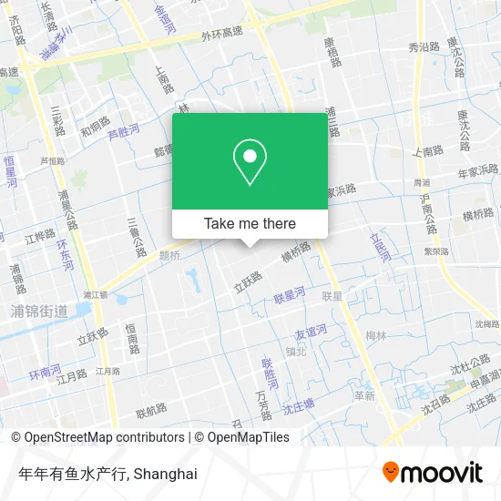 年年有鱼水产行 map