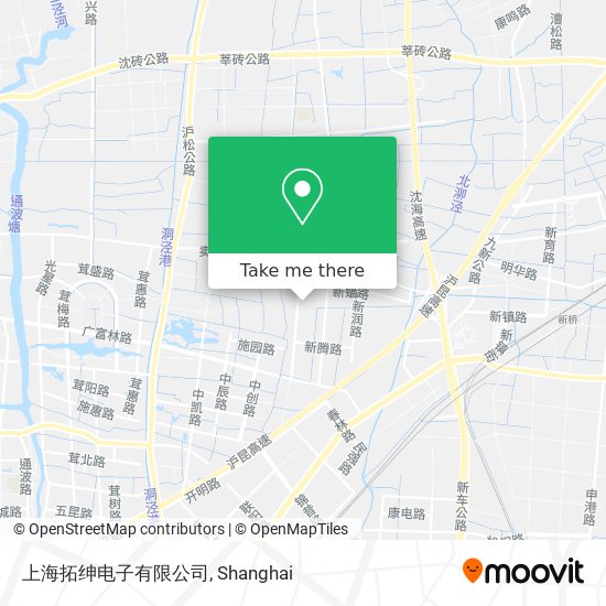 上海拓绅电子有限公司 map