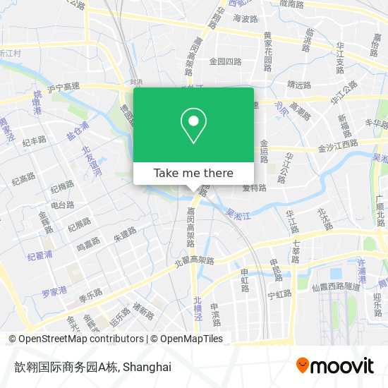 歆翱国际商务园A栋 map