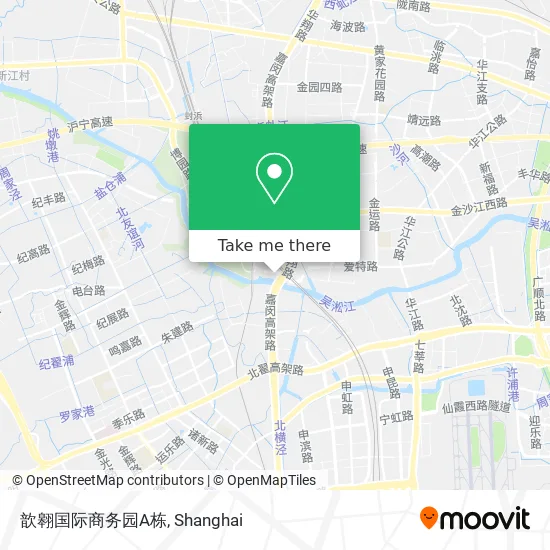歆翱国际商务园A栋 map