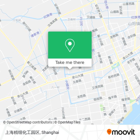 上海精细化工园区 map