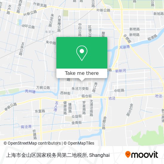 上海市金山区国家税务局第二地税所 map