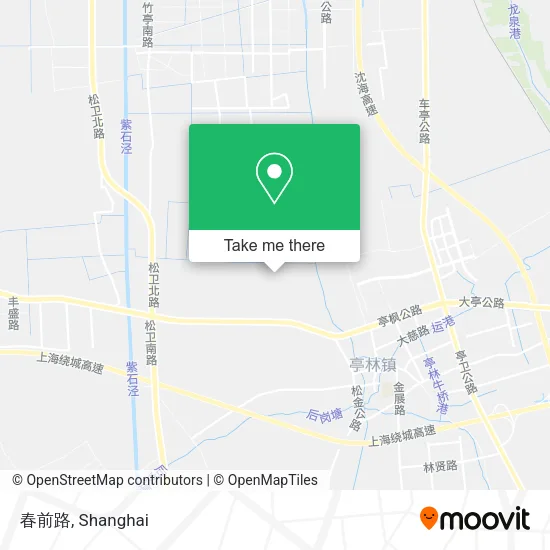 春前路 map