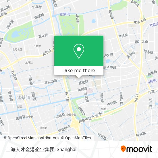 上海人才金港企业集团 map