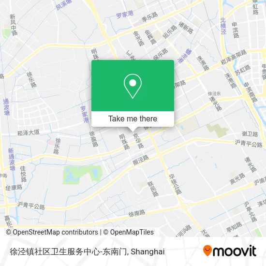 徐泾镇社区卫生服务中心-东南门 map