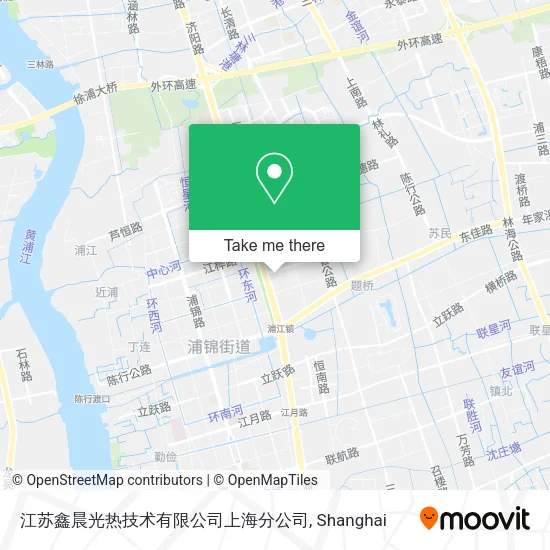 江苏鑫晨光热技术有限公司上海分公司 map