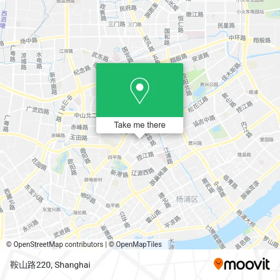 鞍山路220 map
