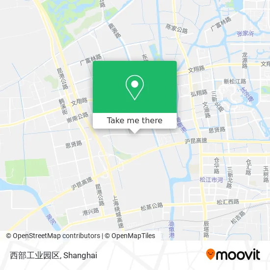 西部工业园区 map