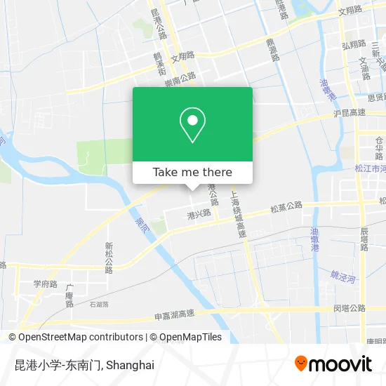 昆港小学-东南门 map