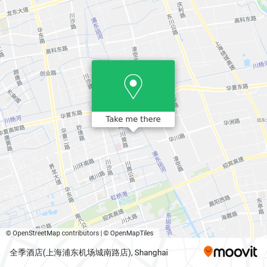 全季酒店(上海浦东机场城南路店) map
