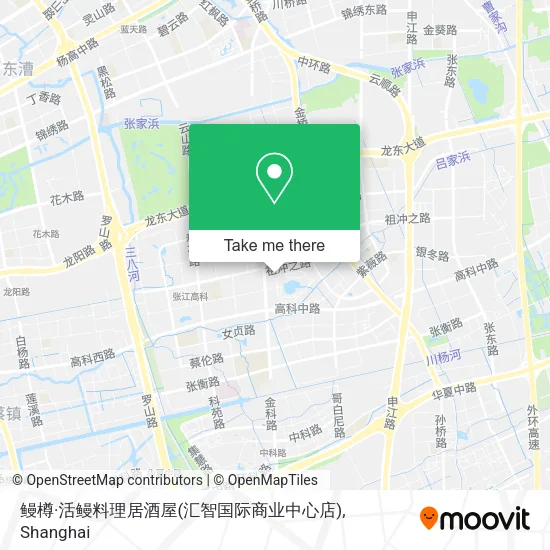 鳗樽·活鳗料理居酒屋(汇智国际商业中心店) map