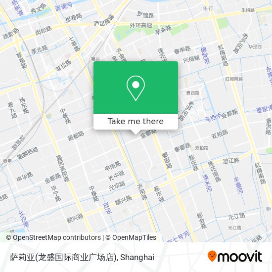 萨莉亚(龙盛国际商业广场店) map
