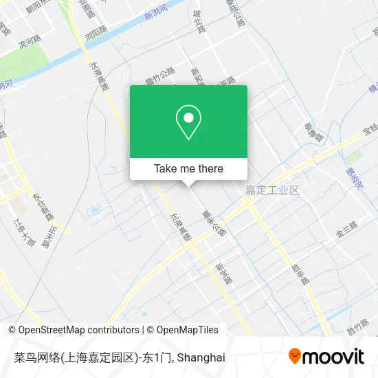 菜鸟网络(上海嘉定园区)-东1门 map