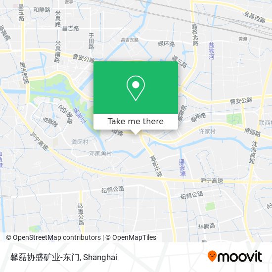 馨磊协盛矿业-东门 map