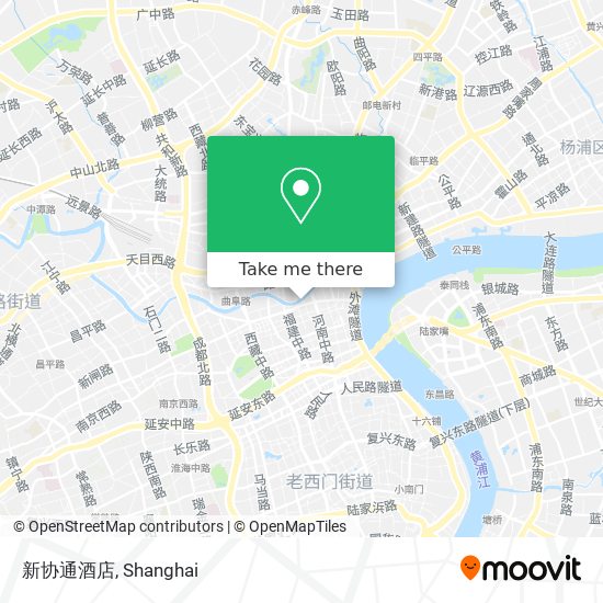 新协通酒店 map