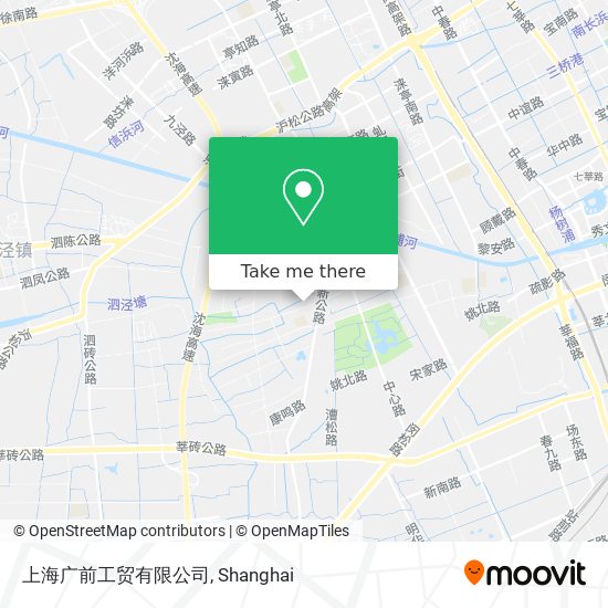 上海广前工贸有限公司 map