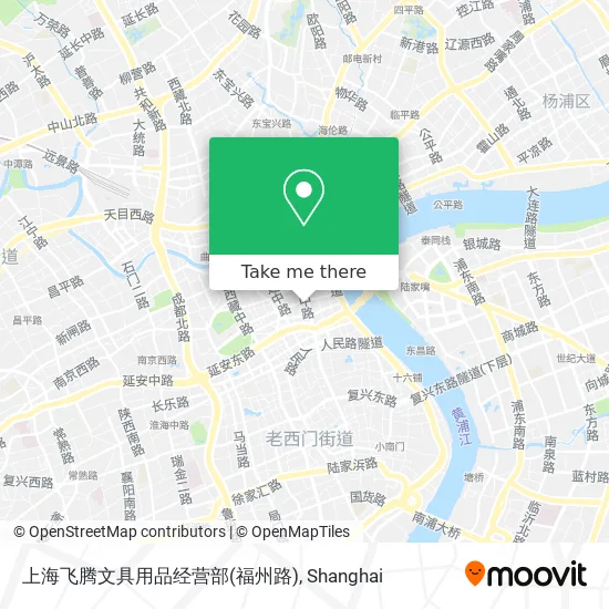 上海飞腾文具用品经营部(福州路) map