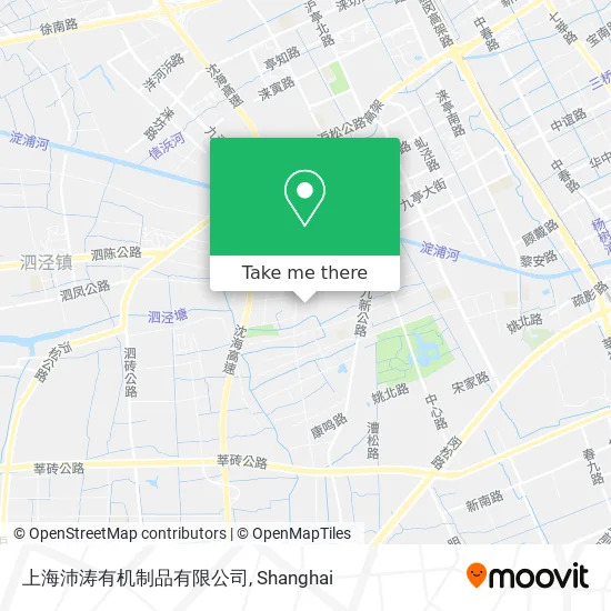 上海沛涛有机制品有限公司 map