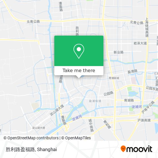 胜利路盈福路 map