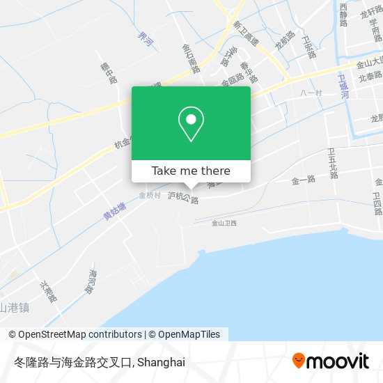 冬隆路与海金路交叉口 map