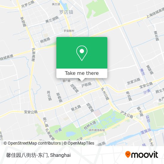 馨佳园八街坊-东门 map