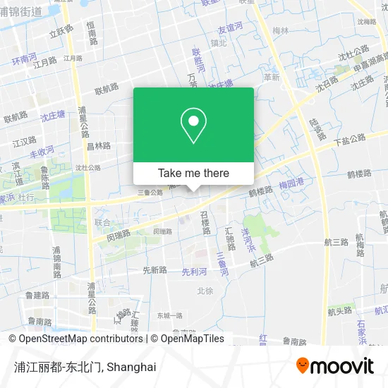浦江丽都-东北门 map