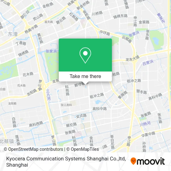 Kyocera Communication Systems Shanghai Co.,ltd map
