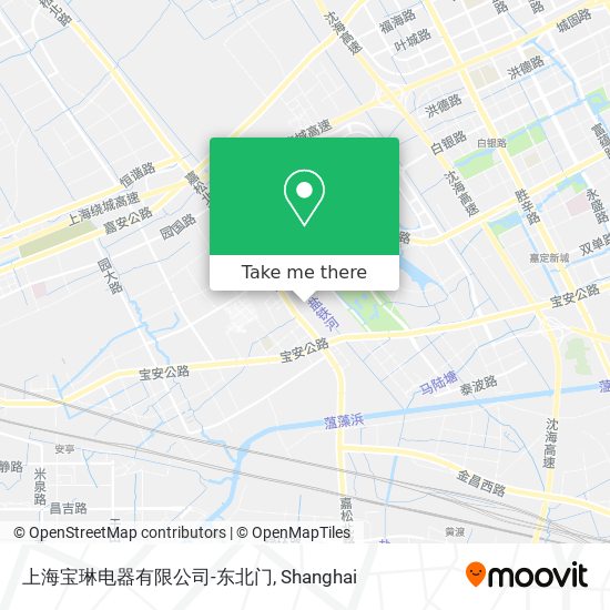 上海宝琳电器有限公司-东北门 map