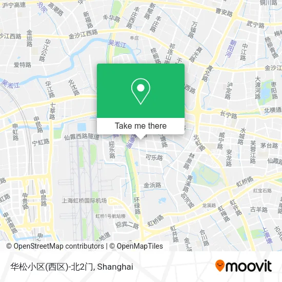 华松小区(西区)-北2门 map