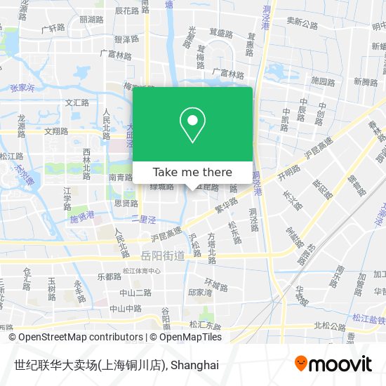 世纪联华大卖场(上海铜川店) map