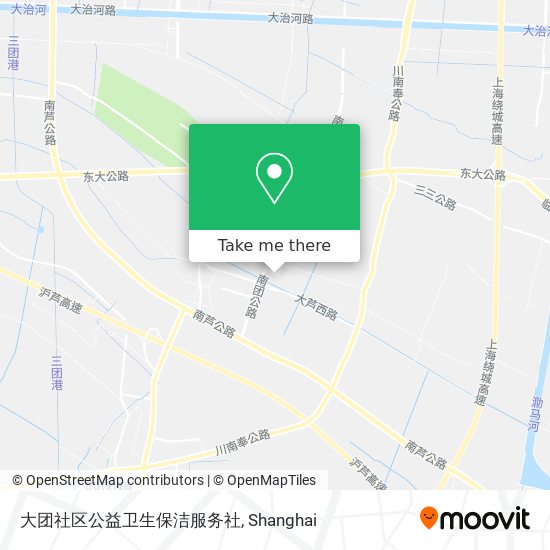 大团社区公益卫生保洁服务社 map