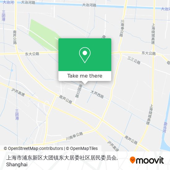 上海市浦东新区大团镇东大居委社区居民委员会 map