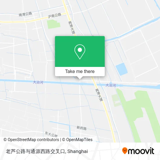 老芦公路与通源西路交叉口 map