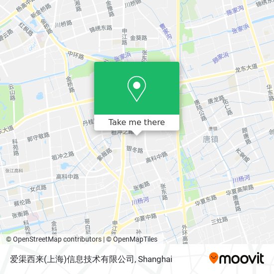 爱渠西来(上海)信息技术有限公司 map