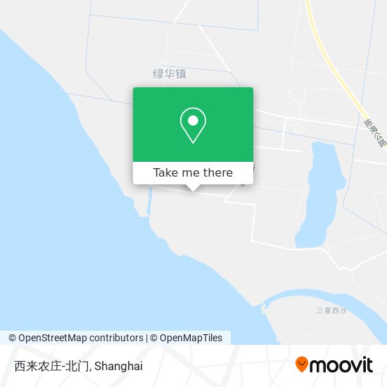 西来农庄-北门 map
