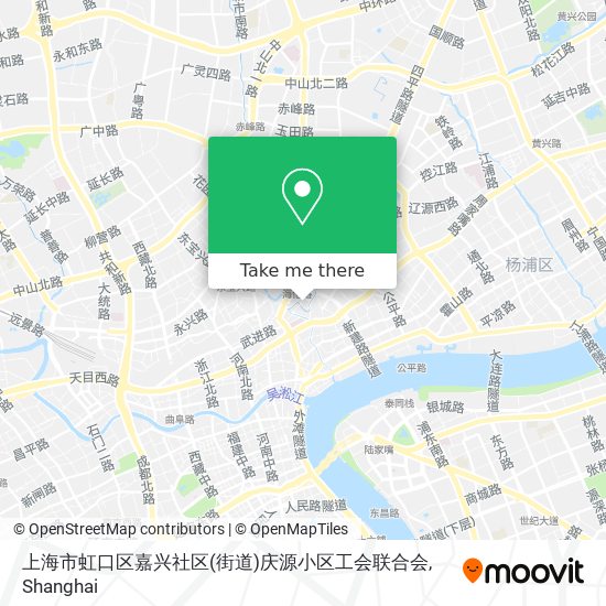 上海市虹口区嘉兴社区(街道)庆源小区工会联合会 map