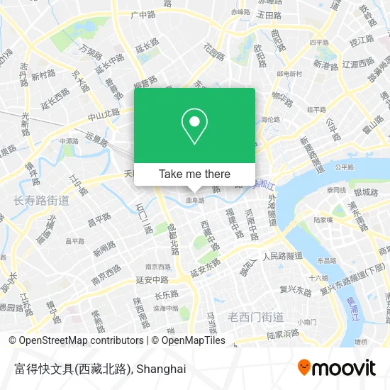 富得快文具(西藏北路) map